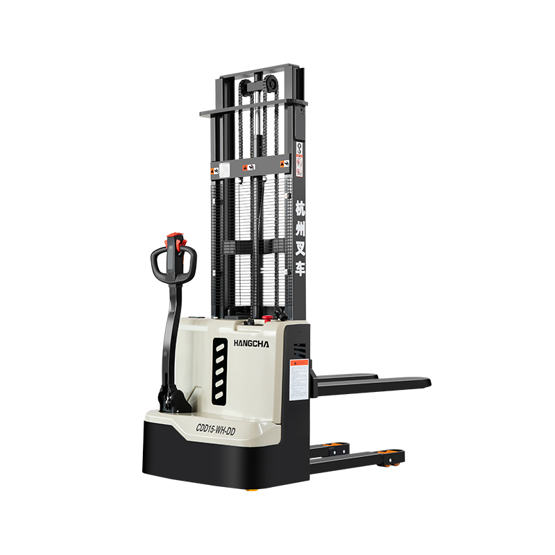 1.5 tan Walkie Electric Stacker mengangkat 3m