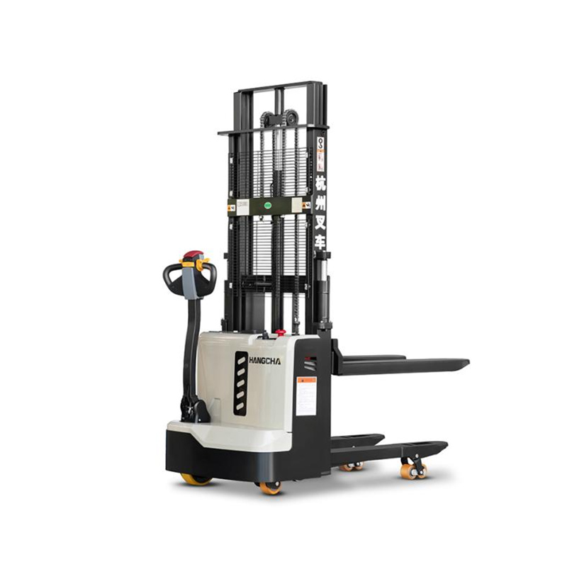 1.5 tan stacker pallet dengan bateri angkat awal 24v85ah awal