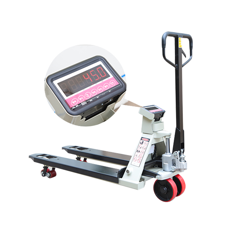 Trak Palet Hidraulik Tangan 3 Tan Dengan Skala Berat